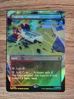 Training Compound Borderless Foil Holo MSH 0384 NM MTG Magic The Gathering - Image 1