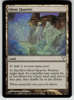 Ghost Quarter 173 Uncommon Dissension Magic: The Gathering Near Mint - Image 1