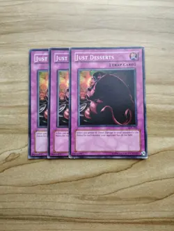 Yu-Gi-Oh! - Just Desserts 3x - Full Playset Of Cards - SDK-040 - Image 1