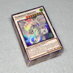 Yugioh Complete 5D's Yusei Fudo 47 Card Deck Stardust Dragon Maj **HOT** + Bonus - Image 1
