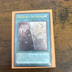 The Fallen & The Virtuous Ultimate Rare YGO Yu-Gi-Oh! Tournament Pack UP01 NM - Image 1