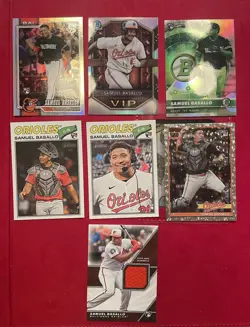 2026 Topps Samuel Basallo 7 Card Lot Baltimore Orioles Inserts,variation Image - Image 1