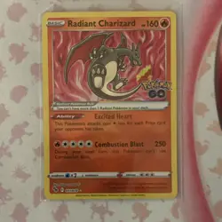 The Pokemon Company Radiant Charizard 011/078 Pokemon GO Radiant Rare Holo - Image 1