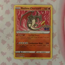 The Pokemon Company Radiant Charizard 011/078 Pokemon GO Radiant Rare Holo - Image 3