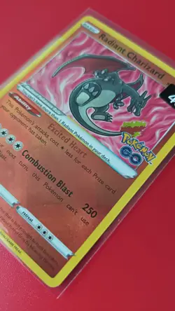 Radiant Charizard 011/078 Pokemon GO Holo NM/M - Image 2
