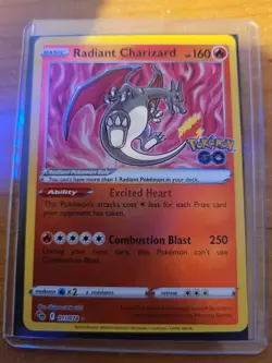 Radiant Charizard 011/078 Pokemon GO Holo - Image 1
