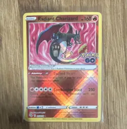 The Pokemon Company Radiant Charizard 011/078 Pokemon GO Holo 160HP - Image 1