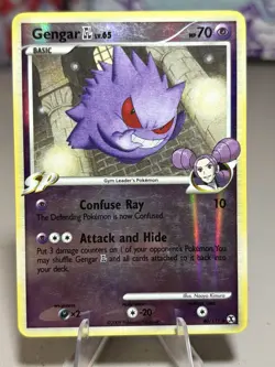 Pokemon TCG Gengar GL Rising Rivals 40/111 Reverse Holo Uncommon 2009 LP - Image 1
