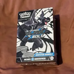 Pokemon Scarlet & Violet Black Bolt Booster Bundle Box 6 Packs TCG - Image 1