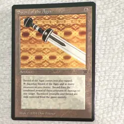 Wizards of the Coast Magic: The Gathering Sword of the Ages Legends Rare 1994 - Image 1