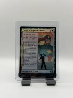 MTG, Origin of Captain America FOIL $3 ORDER MIN 605 Marvel Super Heroes - Image 1