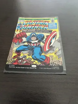 Captain America, Super-Super Soldier (Borderless) NM 387 MTG - Image 2