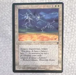 Wizards of the Coast MTG Spirito del Tuono Revised Italian Common - Image 1