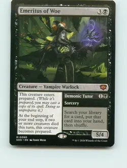 Emeritus of Woe - M80 - MTG - Secrets of Strixhaven (SOS) - Image 1