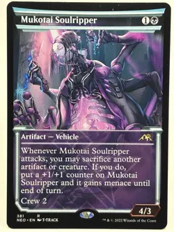 Mukotai Soulripper NM/M* SHOWCASE Kamigawa Neon Dynasty ENGLISH 381 -UnltdCards - Image 1
