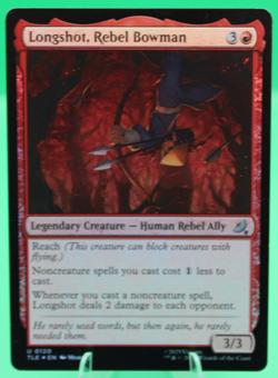 Longshot, Rebel Bowman - TLE 0120 - NM - MTG Magic FOIL - Image 1