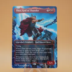 Thor, God of Thunder | 338 | Regular | Mythic | Marvel SH | MTG | Pack Fresh - Image 1