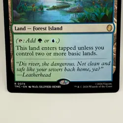 Magic The Gathering Sodden Verdure TMC 0074 TMNT Rare Land Forest Island MTG - Image 3