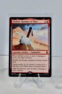 MTG - MSH - 0146 - Mjolnir, Hammer of Thor Marvel Super Heroes Regular - Image 1