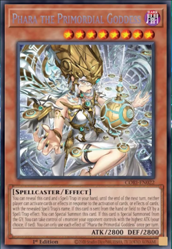 Yugioh! Phara The Primordial Goddess Origin CORI-EN022 Chaos Origins PREORDER - Image 1
