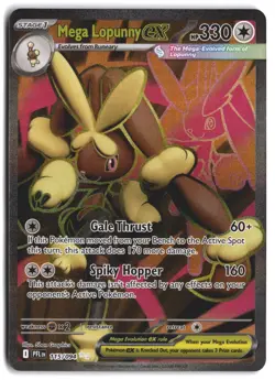 Mega Lopunny ex 115/094 Ultra Rare Phantasmal Flames Pokemon Holo NM - Image 1