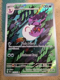 Pokemon Arbok 176/162 SV05 Temporal Forces Illustration Rare Holo English NM - Image 1