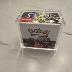 Acrylic Booster Box Case w/ Magnetic Lid & UV Protection for Pokemon - Image 1