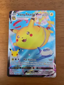 Flying Pikachu VMAX 007/025 Celebrations Full Art Holo Pokemon Card - Image 1