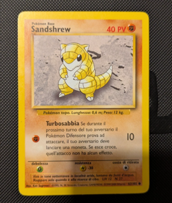 Pokemon TCG - Sandshrew 62/102 Base Set - Italian HP - Image 1