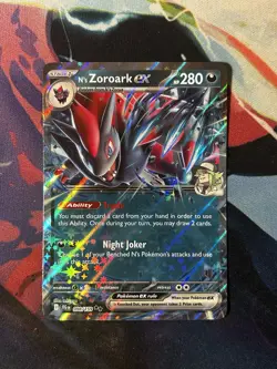 Pokemon TCG Journey Together N's Zoroark ex Double Rare 098/159 NM - Image 1