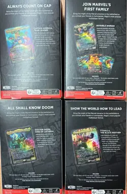 Magic: The Gathering Marvel Super Heroes Command Decks Set of 4 *FREE USPS SHIP* - Image 3
