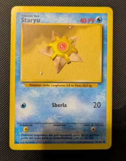 Pokemon TCG - Staryu 65/102 Base Set - Italian HP - Image 1