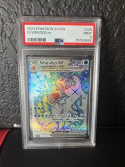 Pokemon Scarlet Violet 225/198 GYARADOS EX Secret Ultra Rare PSA Graded 9 MINT - Image 1