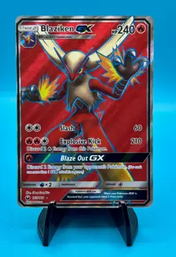 Pokemon TCG Blaziken GX 153/168 Celestial Storm Ultra Rare Full Art SM - Image 1
