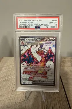 Pokemon Charizard EX Premium Collection Black Star Promo SVP056 PSA 10 - Image 1