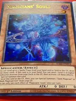 3x Magicians' Souls | RA02-EN014 | Ultra Rares | NM | 1st Edition | YuGiOh! - Image 2
