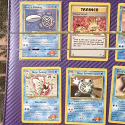 Nintendo Pokemon TCG Gym Heroes Misty 17 Card Lot - Image 1