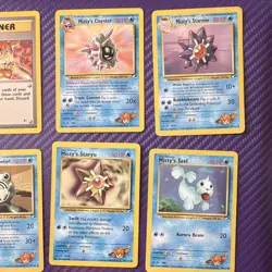 Nintendo Pokemon TCG Gym Heroes Misty 17 Card Lot - Image 2