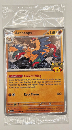 Pokemon Archeops Field Museum Exclusive Promotional Card, New Sealed - Image 1