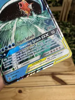 Pokemon TCG Magikarp Wailord GX Tag Team SM166 Jumbo Promo Card Pokemon - Image 2