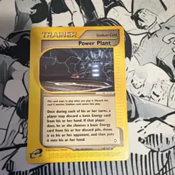 MINT POWER PLANT 139/147 Trainer Stadium AQUAPOLIS HP Pokemon Card - Image 1