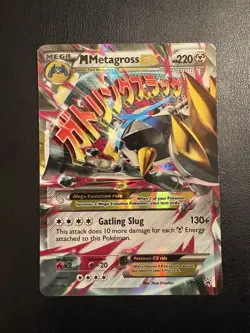 Pokemon TCG M Metagross EX XY35 XY Promo Holo English 220HP Mega Card - Image 1