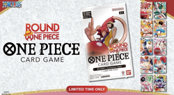 ONE PIECE TCG CARD GAME ROUND1 Promotion Pack PRE-ORDER, SHIPS JULY 20 - Image 1