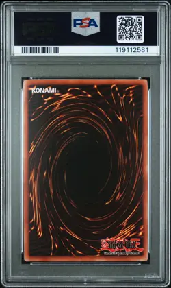 2003 YU-GI-OH! STARTER DECK: PEGASUS #020 BLUE-EYES TOON DRAGON PSA 7 - Image 2