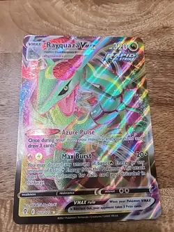 Rayquaza Vmax Pokemon TCG Evolving skies 111/203 Oversize 7"x 5" Card - Image 3