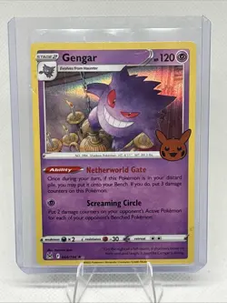 Pokemon TCG Gengar Lost Origin Holo Card 66/196 2022 Rare - Image 1