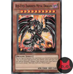 Yugioh Red-Eyes Darkness Metal Dragon SDDC-EN013 Common 1st Edition NM - Image 1