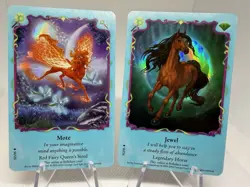 Bella Sara TCG - Jewel S12/55 & Mote S21/55 FOIL Trading Cards - Image 1