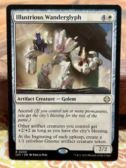 Illustrious Wanderglyph Commander: Lost Caves of Ixalan LCC LP MTG - Image 1