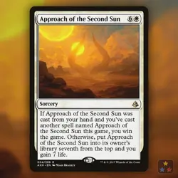 1x Approach of the Second Sun MTG Amonkhet LP - Image 1